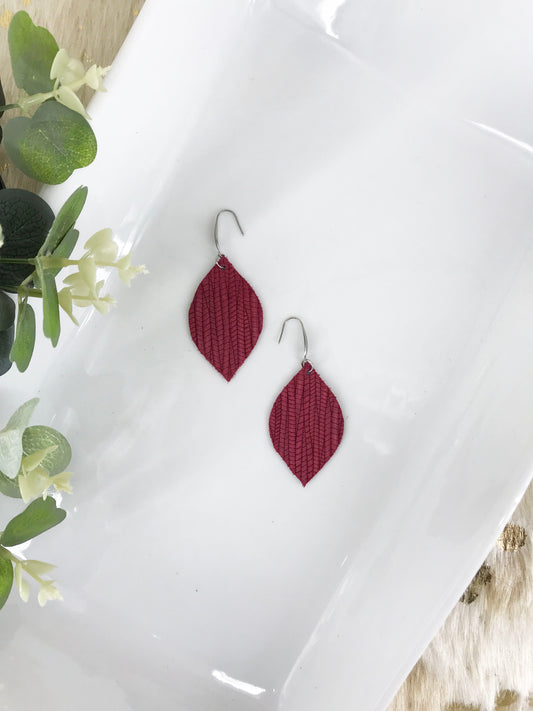 Genuine Leather Earrings - E19-1033