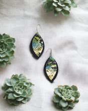 Load image into Gallery viewer, Layered Genuine Leather Earrings - E19-1062