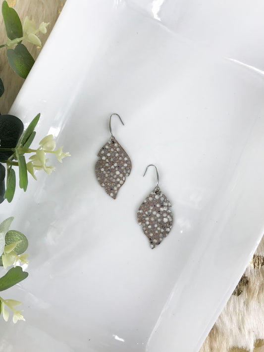 Genuine Leather Earrings - E19-1101