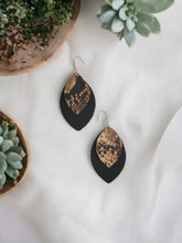 Load image into Gallery viewer, Layered Genuine Leather Earrings - E19-1198