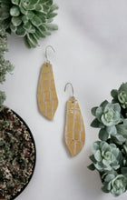 Load image into Gallery viewer, Moc Crock Embossed Leather Earrings - E19-1264
