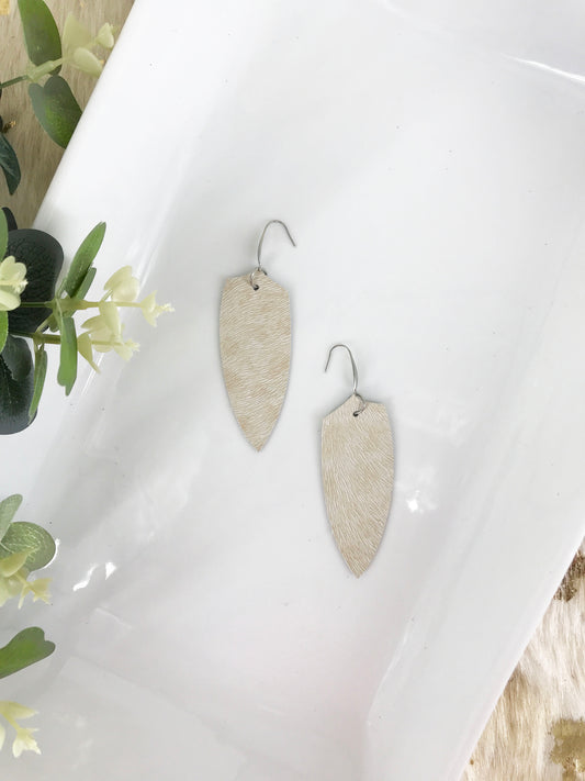 Hair On Pattern Leather Earrings - E19-1274