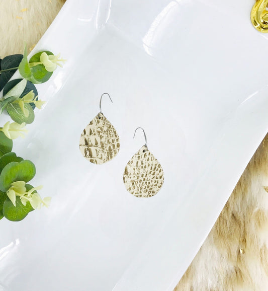 Genuine Leather Earrings - E19-1302
