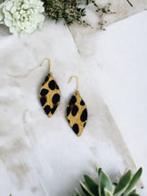 Load image into Gallery viewer, Hair On Leather Earrings - E19-1474