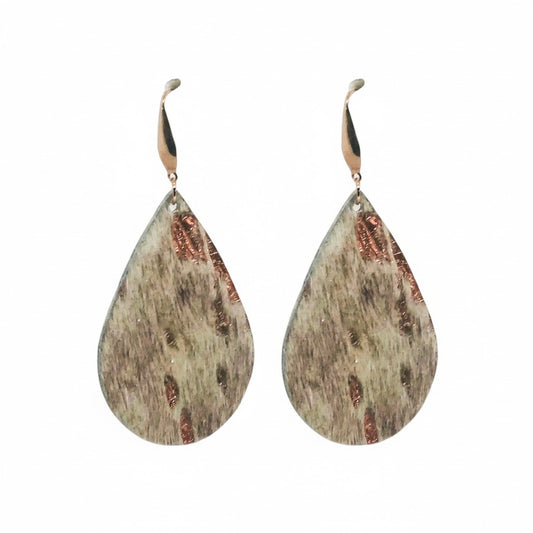 Rose Gold Whisper Teardrop Earrings