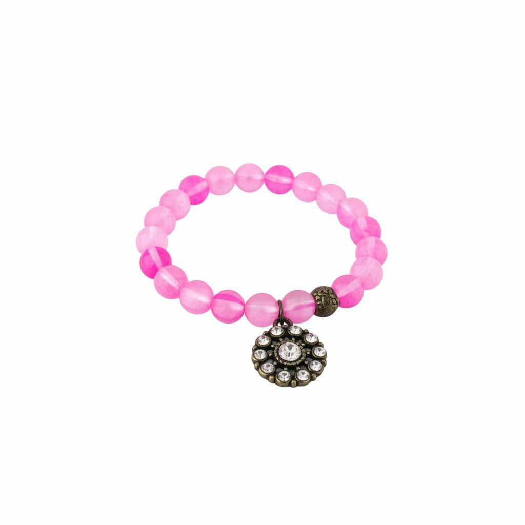 Pink Aurora Charm Bracelet