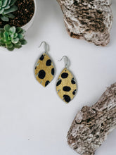 Load image into Gallery viewer, Hair On Leopard Leather Earrings - E19-1558