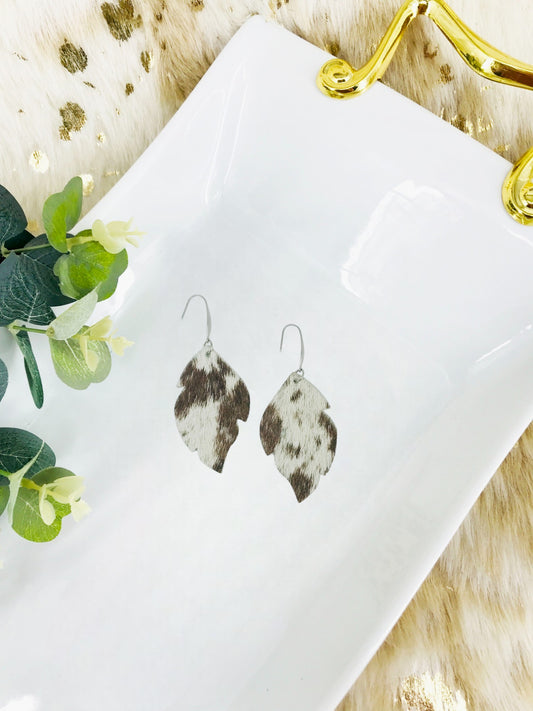 Hair On Leather Earrings - E19-1616
