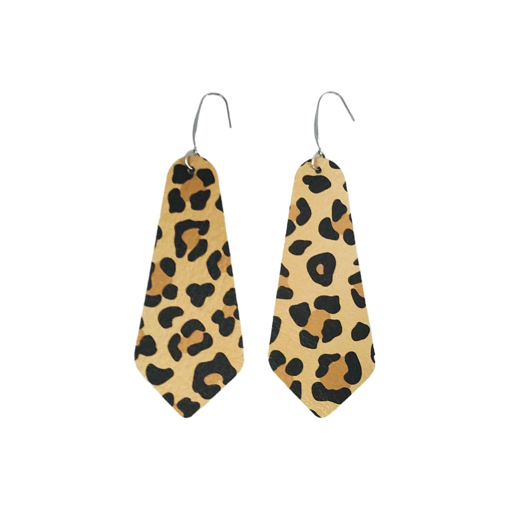 Teeny Tawny Cheetah Dangle Earrings