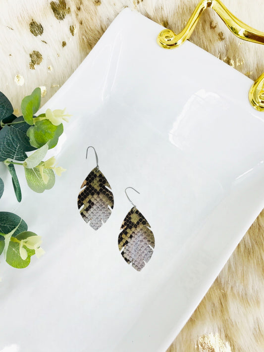 Genuine Leather Earrings - E19-1661