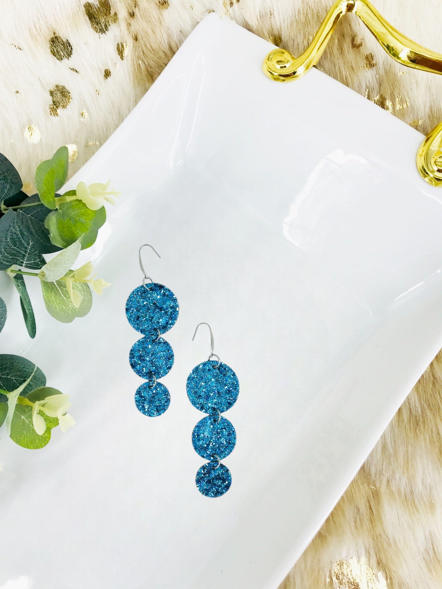 Chunky Glitter Earrings - E19-1696