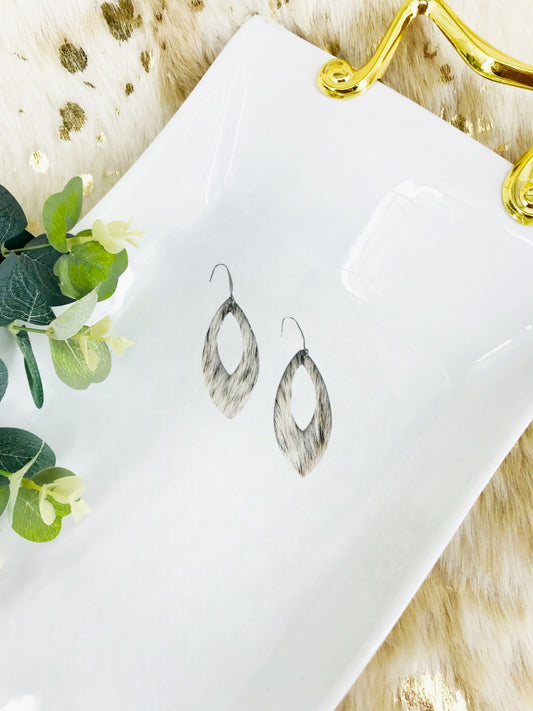 Hair On Leather Earrings - E19-1713