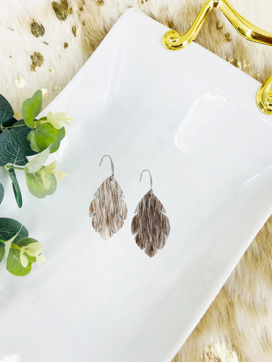 Hair On Leather Earrings - E19-1718