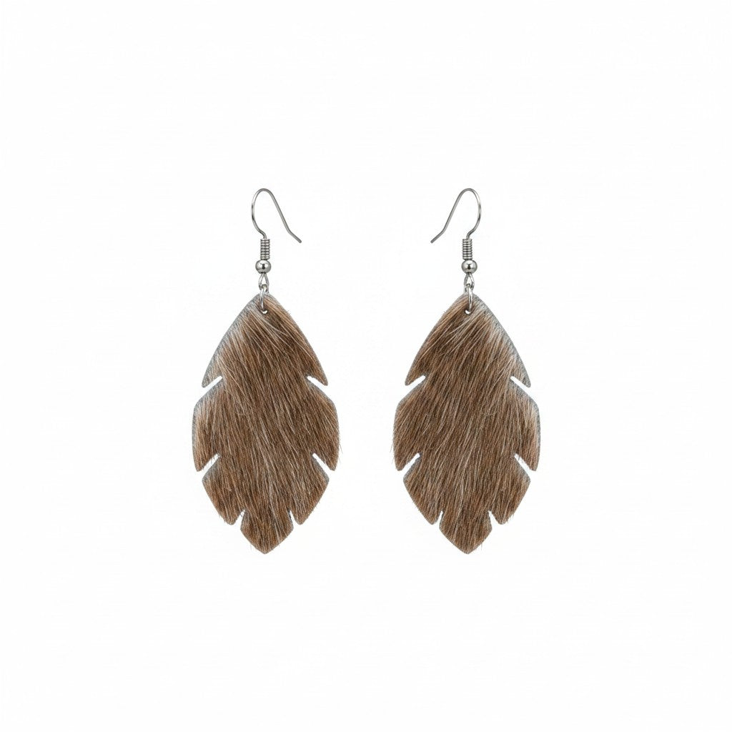 Chestnut Trail Feather Earrings
