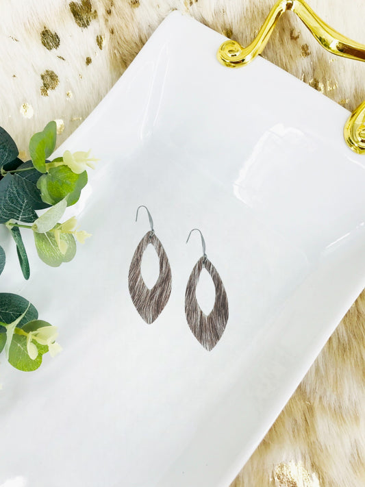 Hair On Leather Earrings - E19-1730
