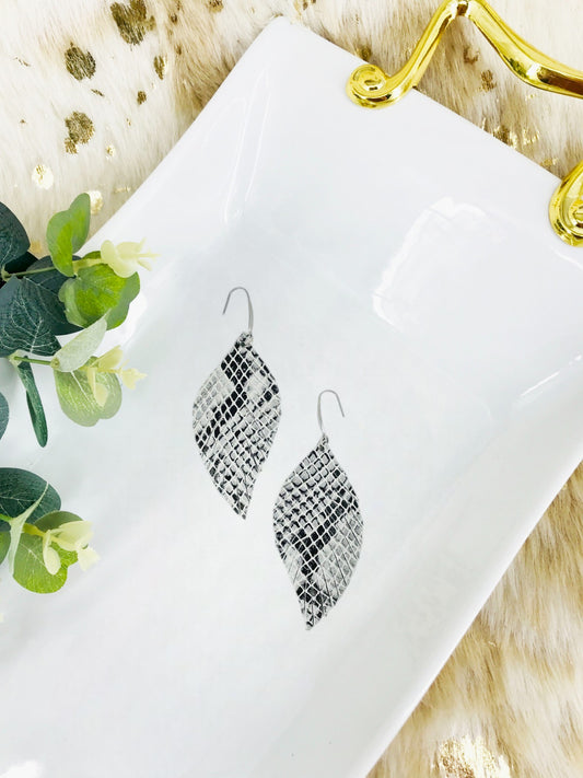 Genuine Leather Earrings - E19-1742