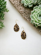 Load image into Gallery viewer, Genuine Leopard Leather Earrings - E19-175