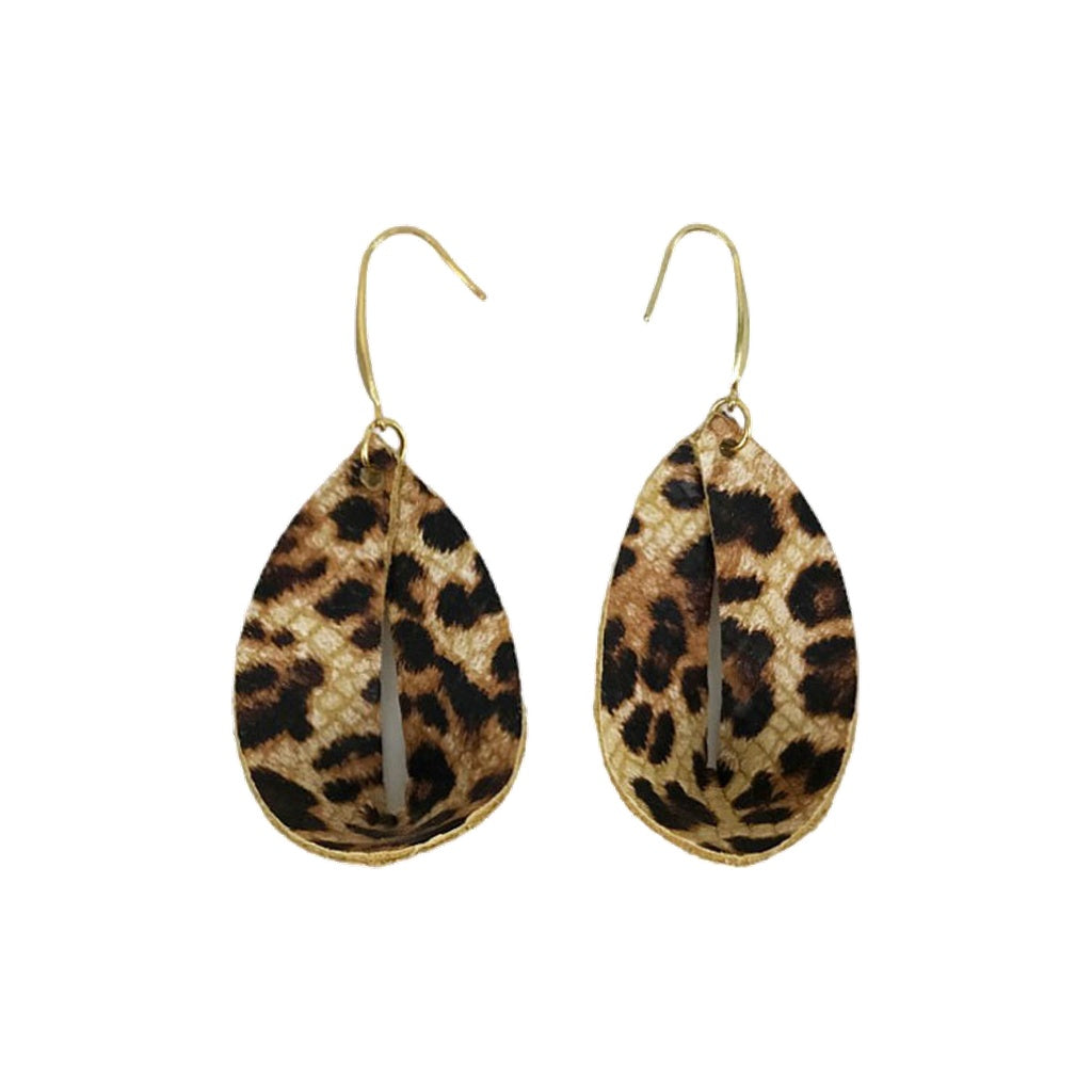 Wild Side Cutout Teardrop Earrings