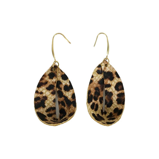 Wild Side Cutout Teardrop Earrings