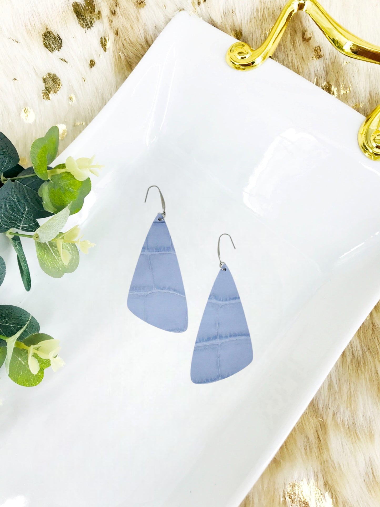 Genuine Leather Earrings - E19-1828