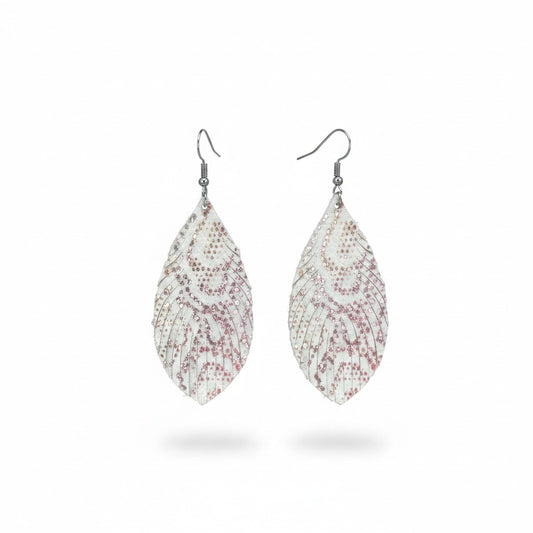 Multi-Color Snake Leather Earrings