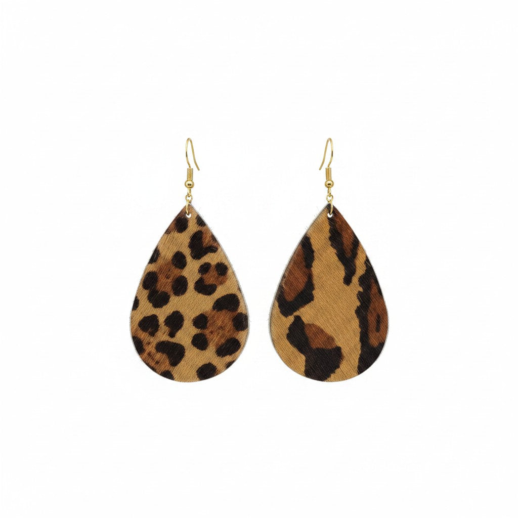 Golden Prowl Classic Teardrop Earrings