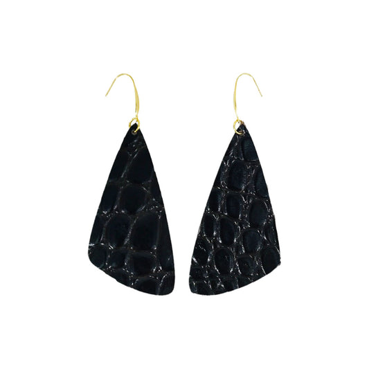 Alligator Statement Drop Earrings