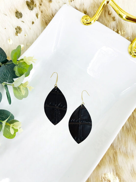 Genuine Leather Earrings - E19-1991