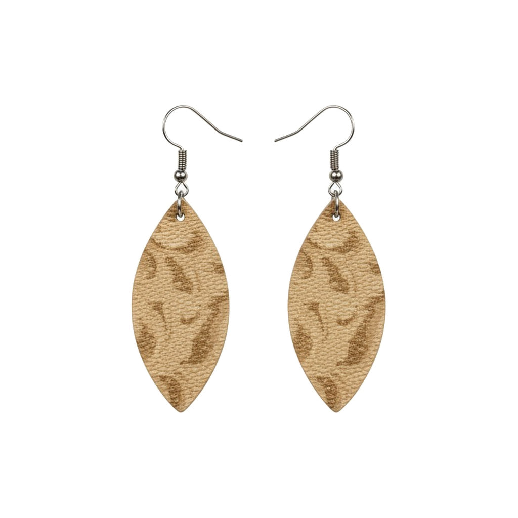 Genuine Leather Earrings - E19-202