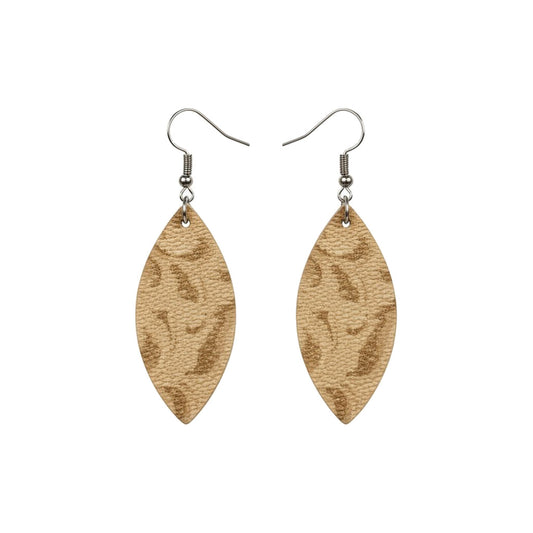 Genuine Leather Earrings - E19-202