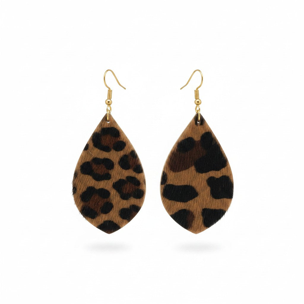 Chocolate Prowl Classic Teardrop Earrings