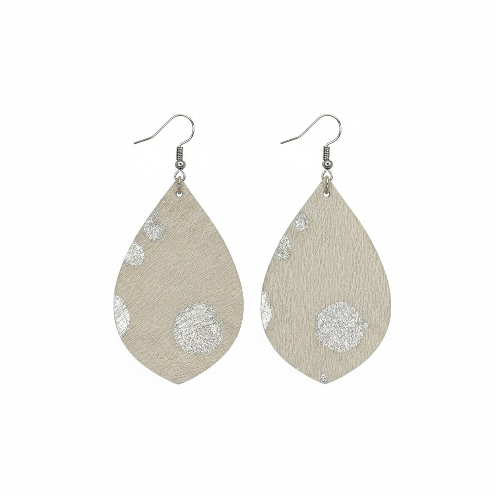 Silver Mist Classic Teardrop Earrings