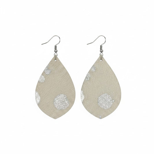 Silver Mist Classic Teardrop Earrings