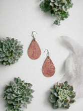Load image into Gallery viewer, Rose Gold Genuine Leather Earrings - E19-213