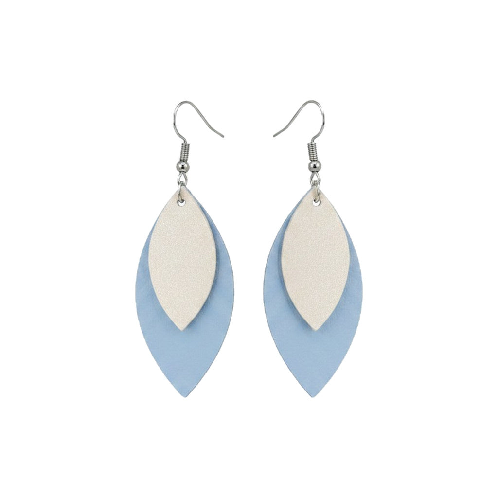 Genuine Leather Earrings - E19-214
