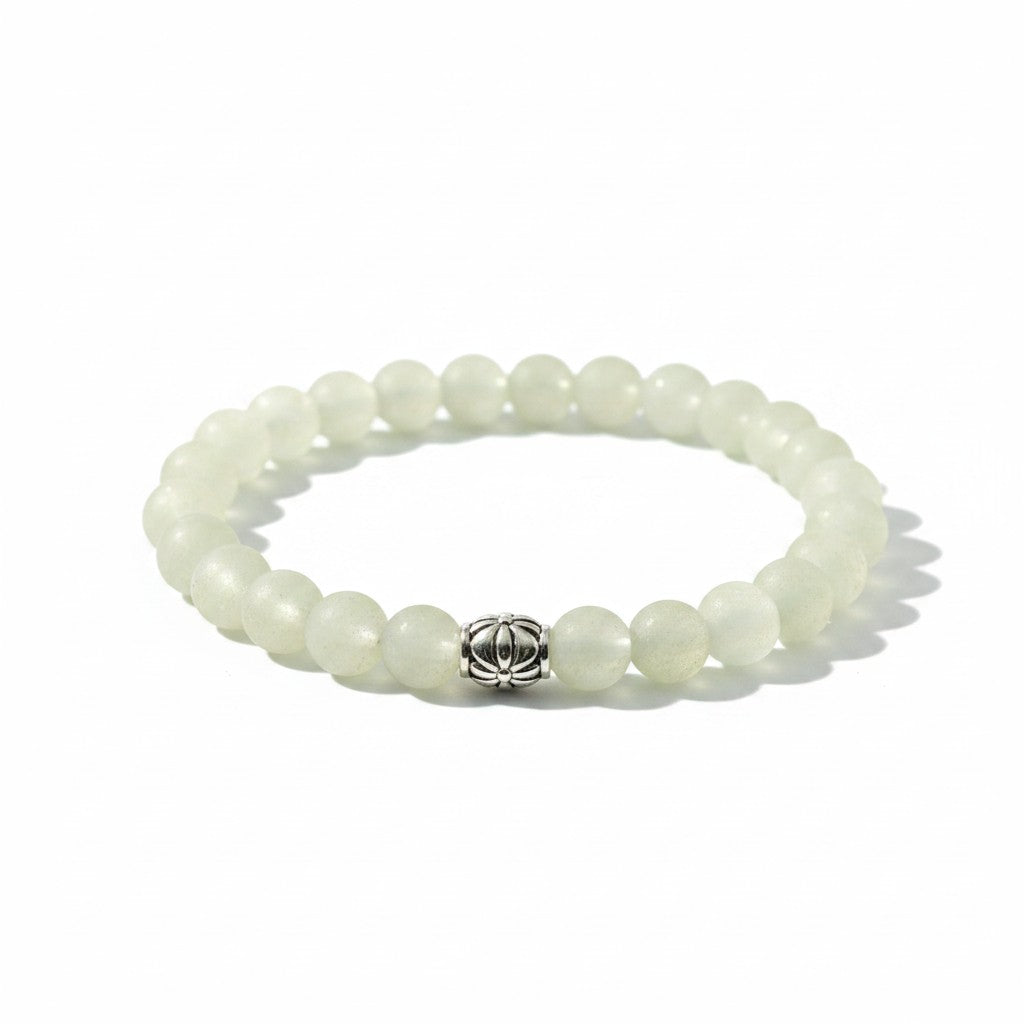 Pale Sage Druzy Bracelet