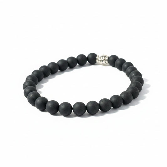 Midnight Black Druzy Bracelet