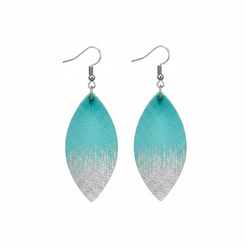 Genuine Leather Earrings - E19-223