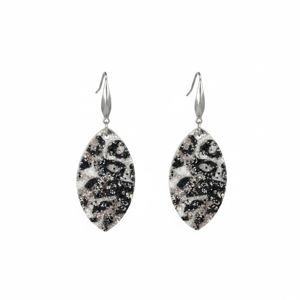 Wild Shimmer Petite Marquise Earrings