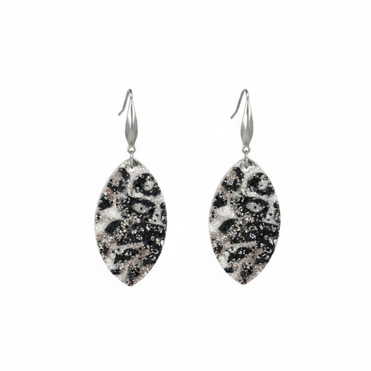 Wild Shimmer Petite Marquise Earrings