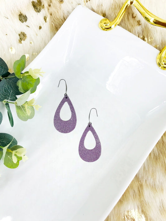 Lilac Genuine Leather Earrings - E19-2606