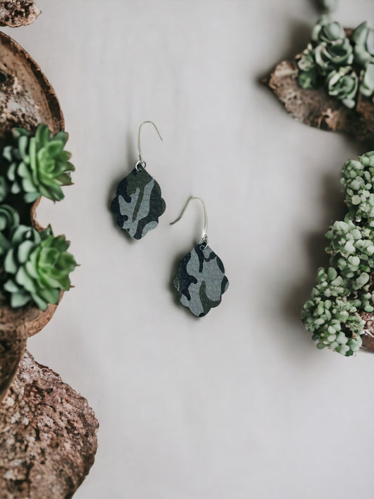 Genuine Leather Earrings - E19-2613