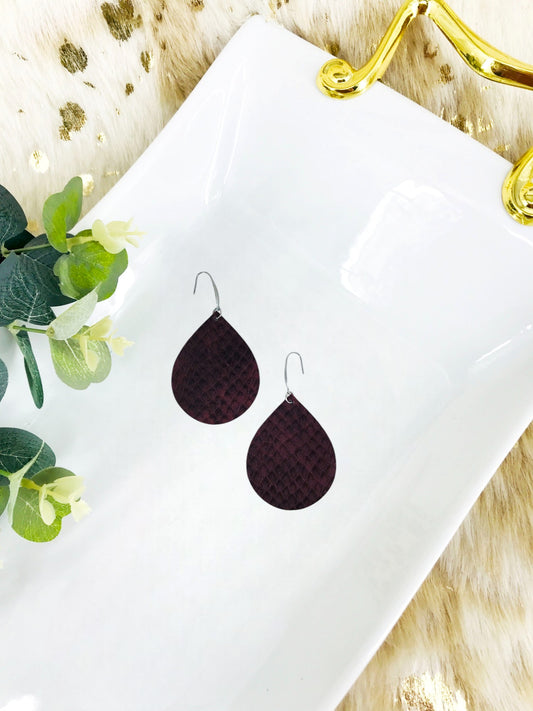 Genuine Leather Earrings - E19-2673