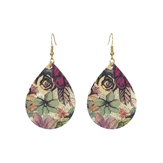 Sunny Day Bouquet Teardrop Earrings