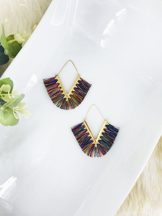 Bohemian Triangle Tassel Earrings - E19-2727