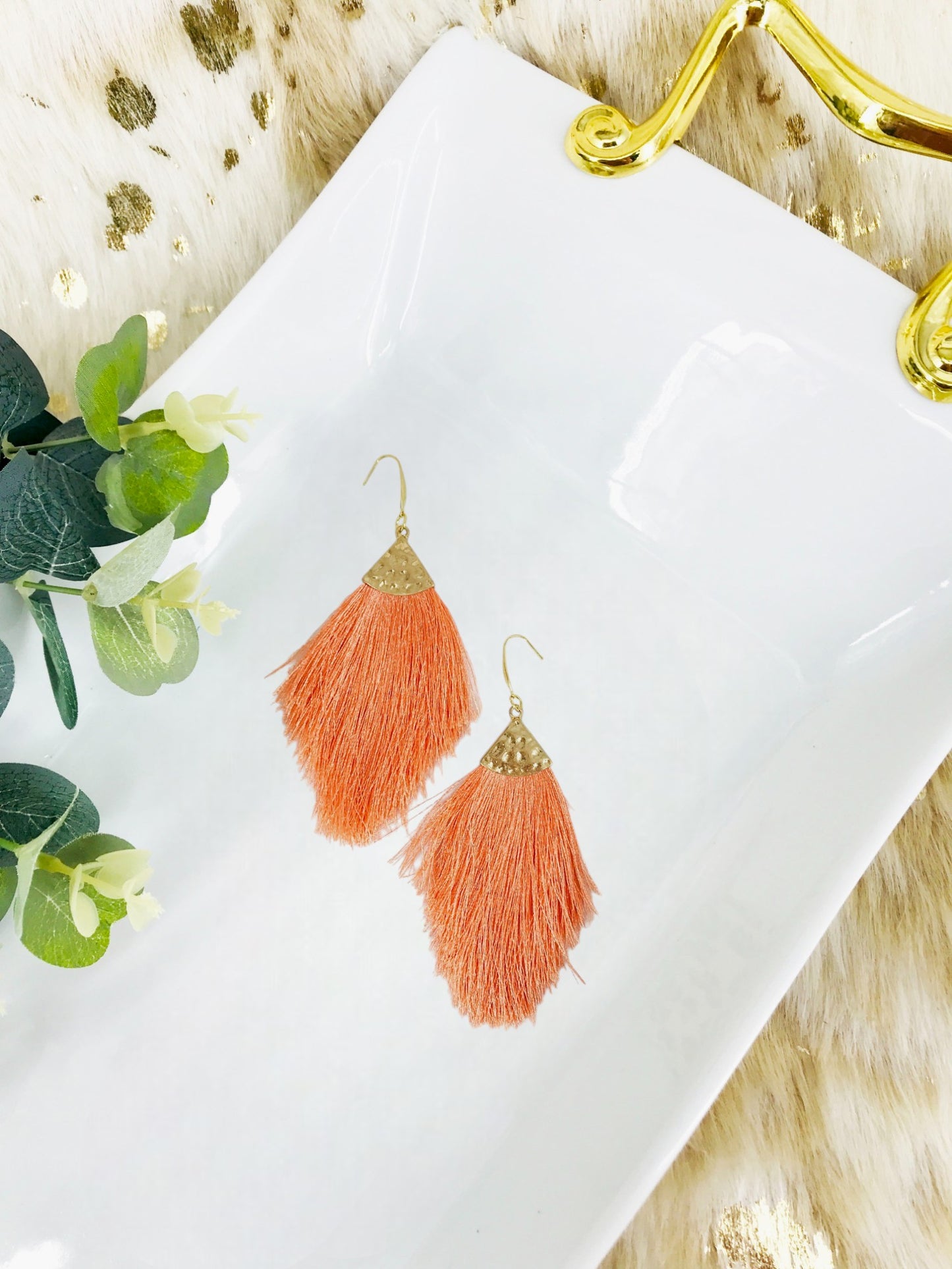 Large Tassel Pendant Earring - E19-2765