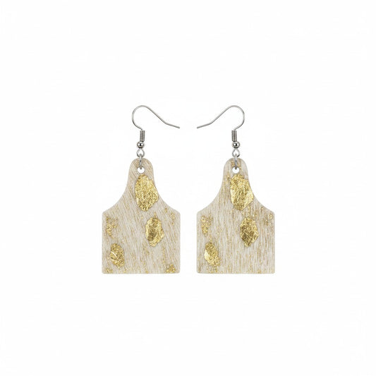 Golden Gleam Tag Earrings