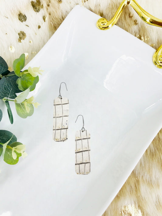 Genuine Alligator Leather Earrings - E19-279