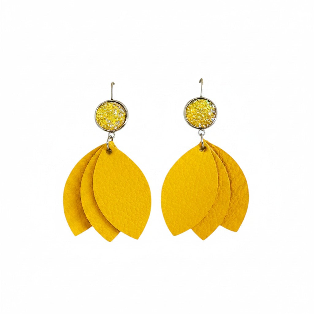 Golden Hour Petal Earrings