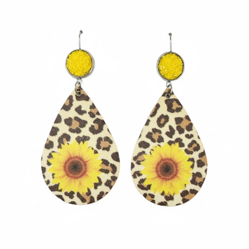 Sunflower Wild Bloom Shimmer Earrings
